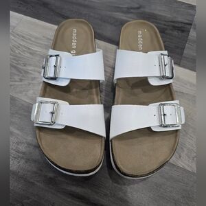 Madden Girl White Sandals